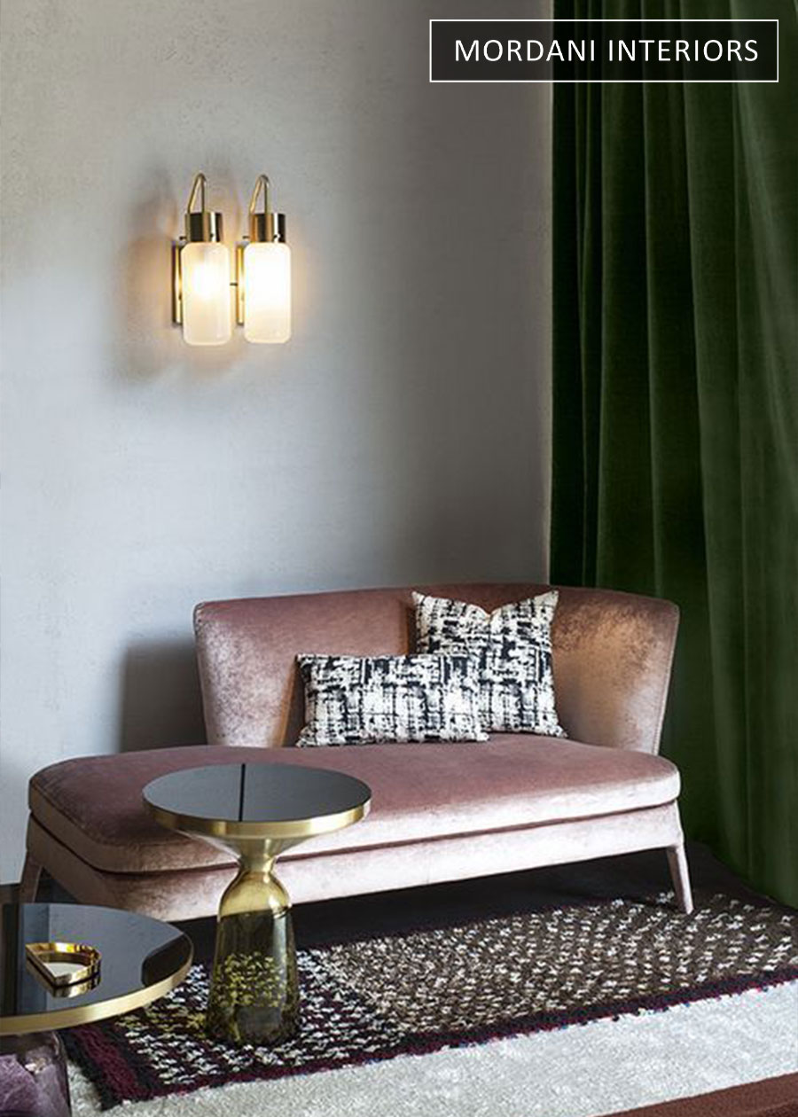 Metallic Peach Velvet Upholstery Fabric